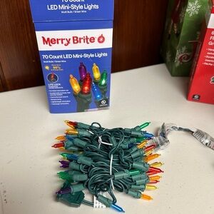 Merry Brite Multi-Color LED Mini-Style String Lights